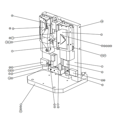 2D Zusammenstellungszeichnung Baugruppe